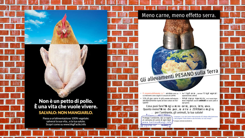 Manifesti su argomento Scelta vegan