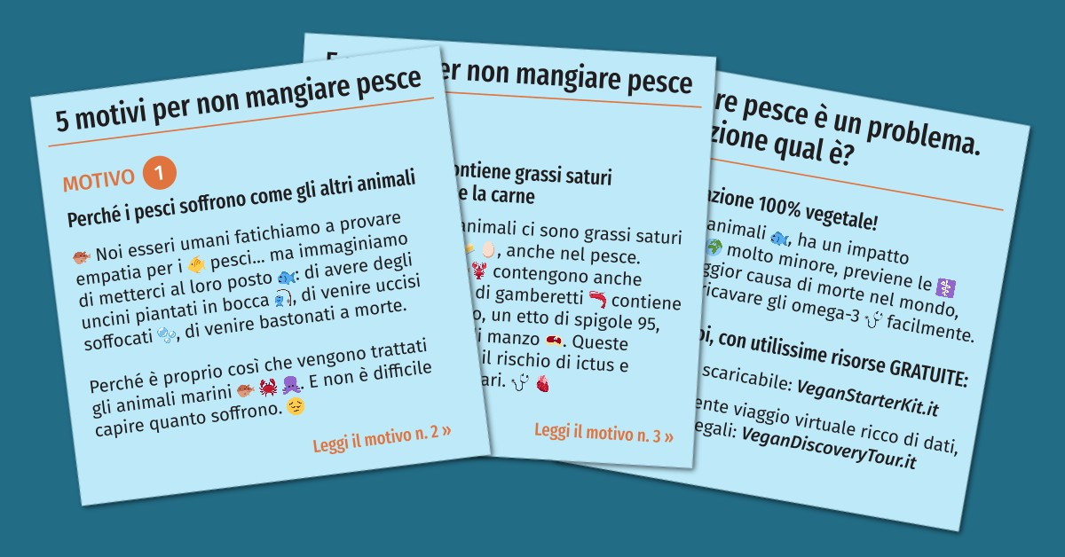 Carosello 5 motivi per non mangiare pesce