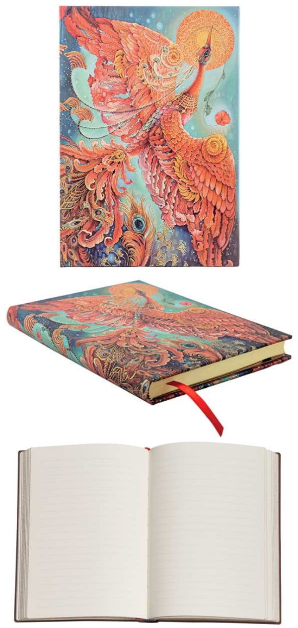 Uccello di fuoco - Diario a copertina rigida (Midi)
