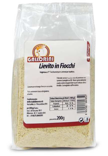 Lievito alimentare in fiocchi Gallorini