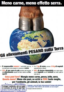 Meno carne, meno effetto serra