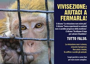 Pacchetto medio volantini anti-vivisezione