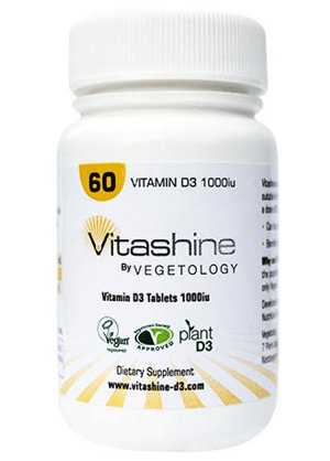 Vitamina D vegan Vitashine, 1000 UI
