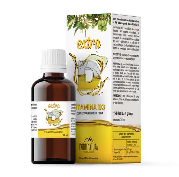 Vitamina D3 in gocce Montenatura